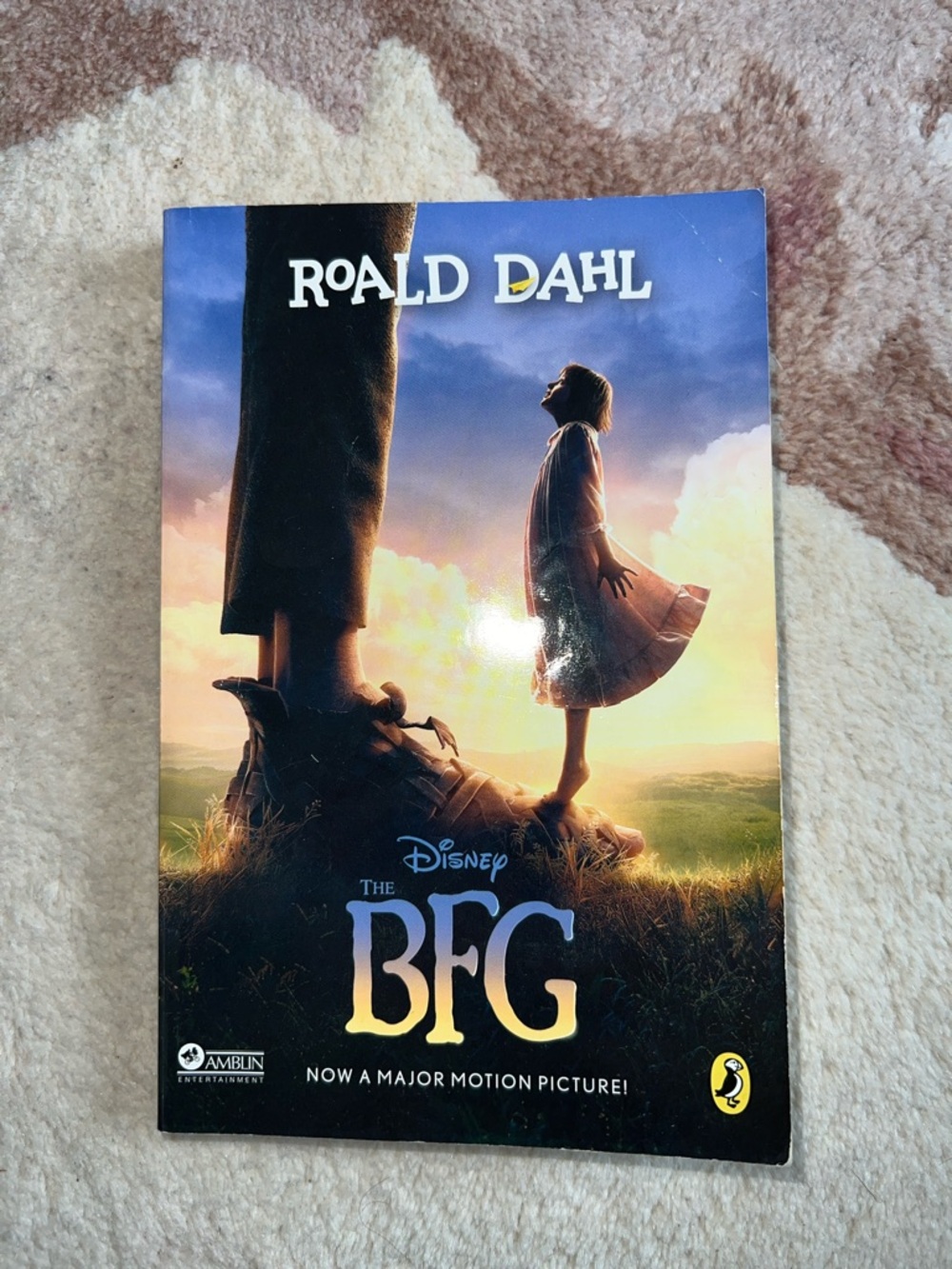 Disney The BFG Paperback Book by Roald Dahl